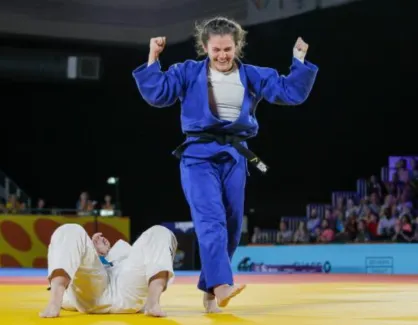 Image for case study: Jemima Yeats-Brown, 
Commonwealth Judo Bronze medallist, BSc (Hons) Sport and Exercise Science