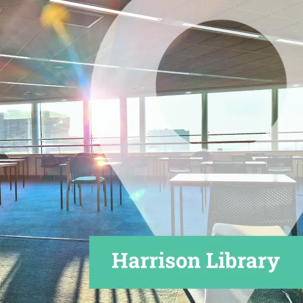 Harrison Library silent floor map