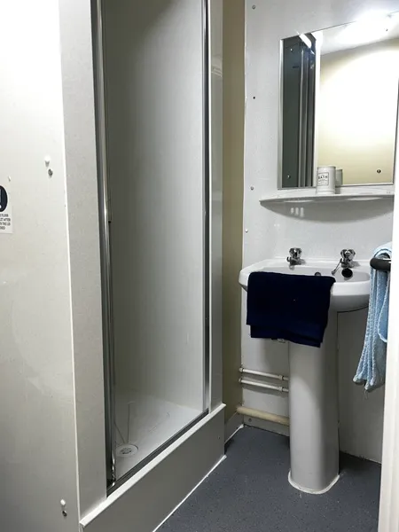 Walsall ensuite with shower and sink