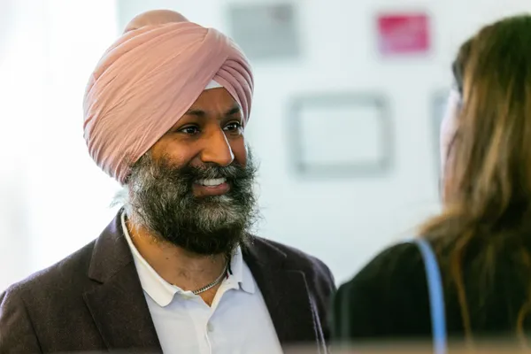 Thumbnail Image from the Research in Sikh Studies Conference June 2023 showing a man in attendance