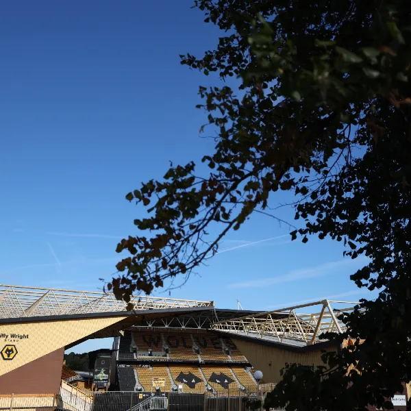 Exterior of the Molineux stadium Billy Wright stand