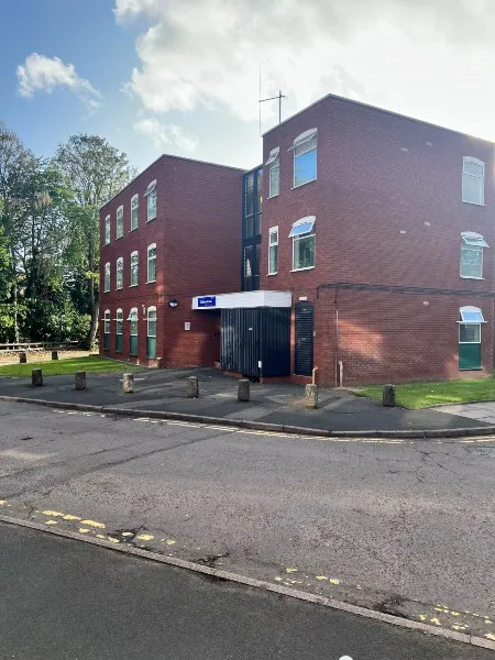Exterior of Durham House, a standard accommodation building with three windowed floors