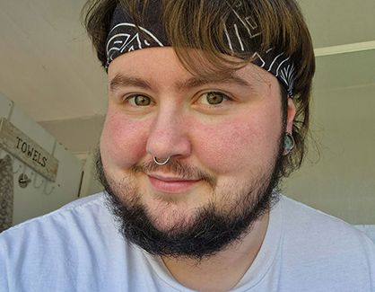 Image for case study: Sam McCracken, BA (Hons) Illustration student and WLV Student Union LGBT+ Liberation Representative